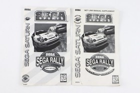 Sega Rally Championship Plus Netlink Edition Complete W/ Manuals