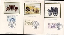 Journée du timbre - Lot de 3 cartes JT 1987 - 1988 - 1989