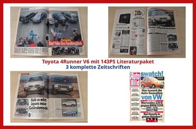 Toyota 4Runner V6 mit 143PS Literaturpaket - 3 komplette Zeitschriften