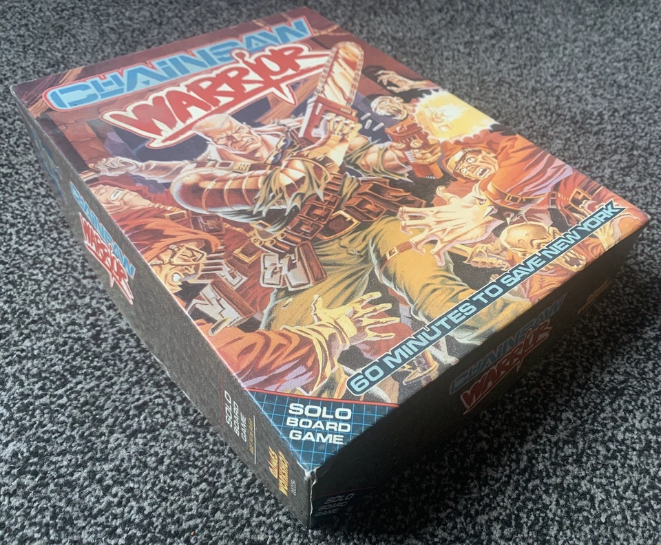 CHAINSAW WARRIOR Vintage Games Workshop Solo Board Game 1987 - Image 4 of 4