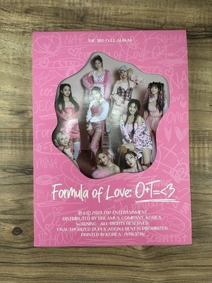 TWICE Formula Of Love Album (Explosion Version) Booklet Only