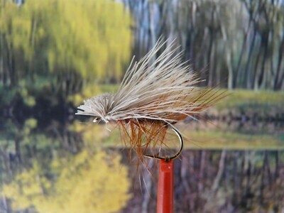 Trockenfliege '' Elk Caddis Natural ''  3er Set