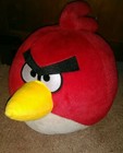 Large Plush Angry Red Bird Stuffed Animal * 2010 Commonwealth * Excellent Shape! — photo 6