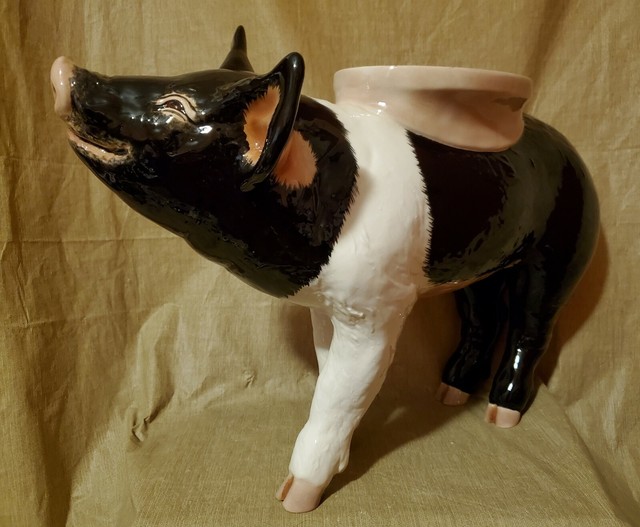 Townsend's Ceramic's Standing Pig Table eBay