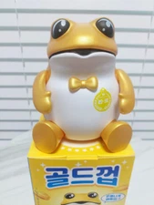 Hite Jinro Ribbon Frog Toad  Gold Figure Korea Soju Toy