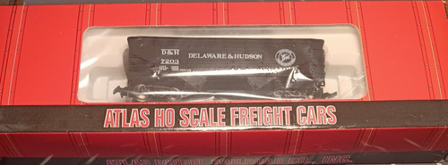 Coche ATLAS #1857 escala HO Delaware & Hudson 2 bahías O.S. Hopper #7203 nuevo en caja | Condition: New