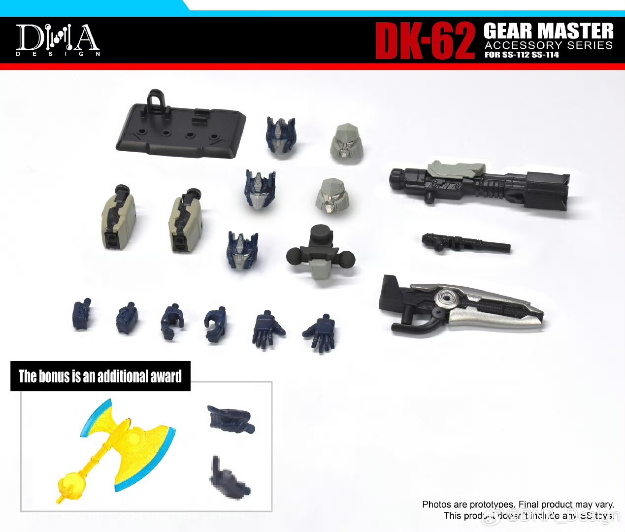 Kit de actualización DNA DK-62 para megatanque Studio Series OP SS112 SS114