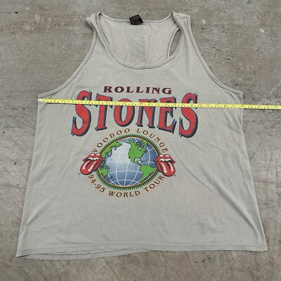 Vintage Rolling Stones Shirt Voodoo Lounge 1994 World Tour Tank