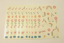 Mrs. Grossman's Stickers Lot of 10 Sheets ~Dreamy Unicorns~ 2016 Scrapbooking