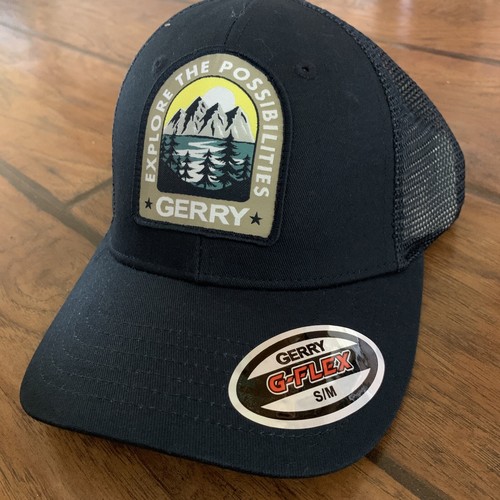 Gerry Outdoors Blue Flex Fit Hat/Black 