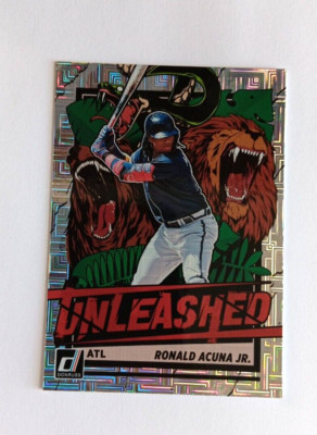 2021 Donruss Unleashed Vector  #5, Ronald Acuna Jr.