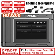 Commercial Truck Scanner OBD2 Diagnostic Tool DPF Regen Oil Reset  Full System