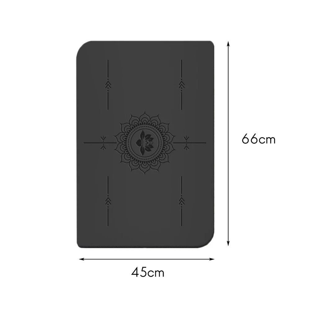 Non-Slip Rubber Yoga Mat for Handstands Comfortable Fitness Rest Hit Non-Slip Rubber Yoga Mat for Handstands Comfortable Fitness Rest Hit