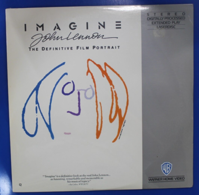 Sealed New John Lennon - Imagine (Laserdisc, Laser Disc, LD)-NOT