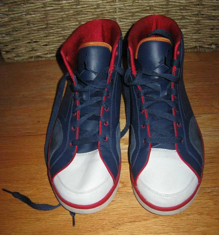 ZAPATOS AIR JORDAN 342222-461 MCMLXXVIII PHLY LEGEND ROJO-BLANCO-AZUL TALLA 13 Foto 2 de 4