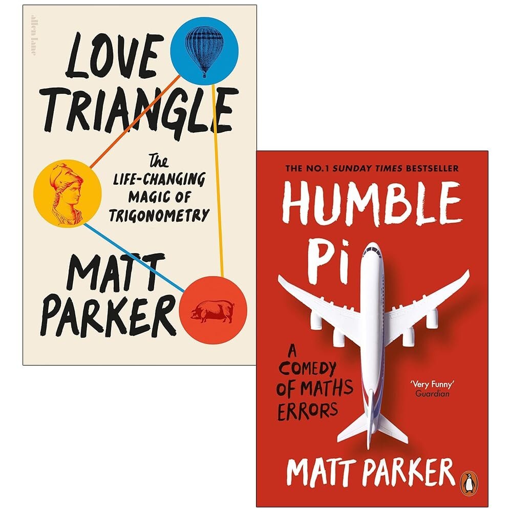 Matt Parker Collection 2 Books Set (Love Triangle & Humble Pi) Paperback