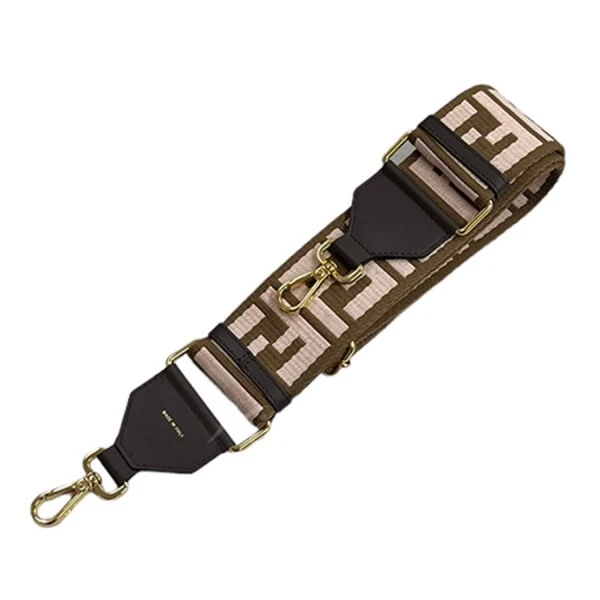 FENDI Strap You Zucca FF Canvas Brown Ribbon Shoulder Strap Main body only eBay