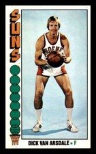 Dick Van Arsdale #26 1976-77 Topps Basketball Phoenix Suns NM Set Break