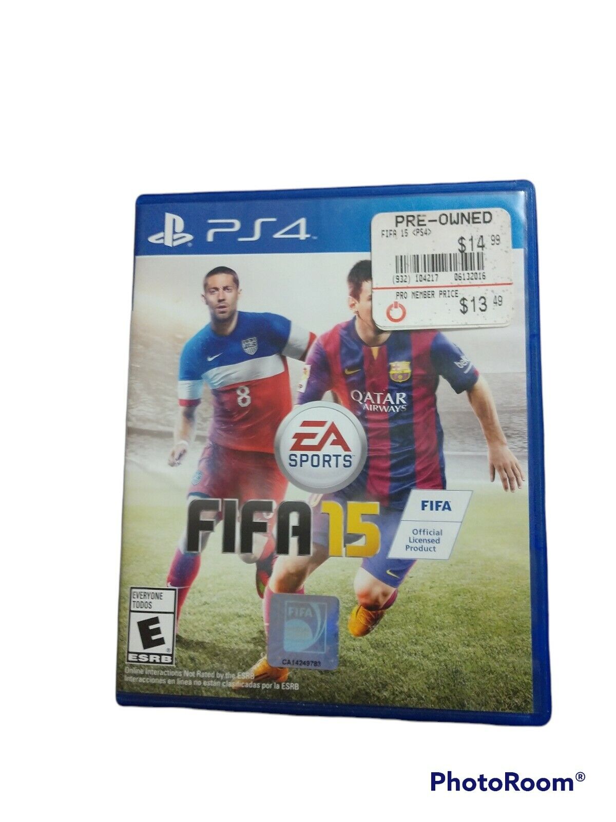 FIFA 15 Soccer Sony PlayStation 4 PS4 Game VG ~ EA Sports 14633733013