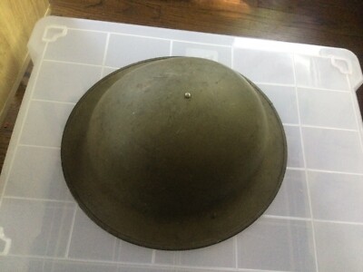 WW11 Original Helmet With Liner, probably British or Canadian