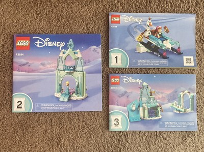 LEGO Disney Anna Elsa’s Frozen Wonderland Manual Lot INSTRUCTION BOOKLETS  ONLY