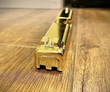 NEW 24k GOLD Mirror Polish GL0CK 19 OEM G19 Gen 3 Entire Complete Upper In GOLD