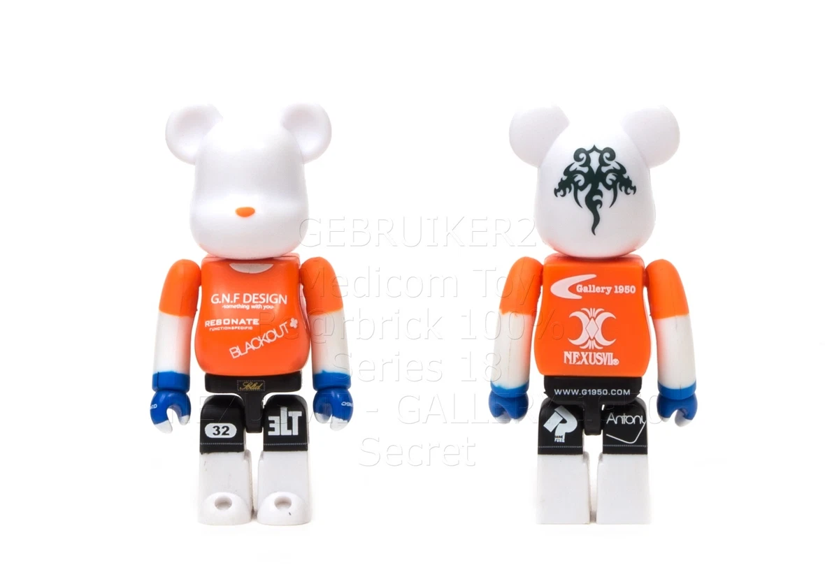 Medicom Toy Bearbrick 100% SERIES 18 GALLERY 1950 SECRET 1/192 Be@rbrick S18