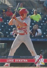 2017 Palm Beach Cardinals Luke Dykstra RC Rookie St Louis
