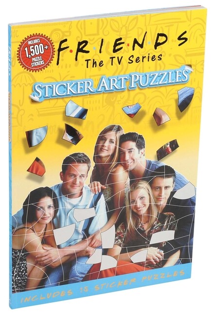 Sticker Art Puzzles: Friends Sticker Art Puzzles (Paperback