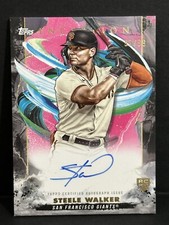 2023 Topps Inception MLB SF Giants RC Steele Walker On-Card Auto Pink /99