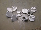 10x or 100x white plastic ceiling track grid twist on hooks [4*I-31]
