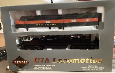 Proto 2000 HO Great Northern E7A Diesel Locomotive #510 w/couplers, Lights
