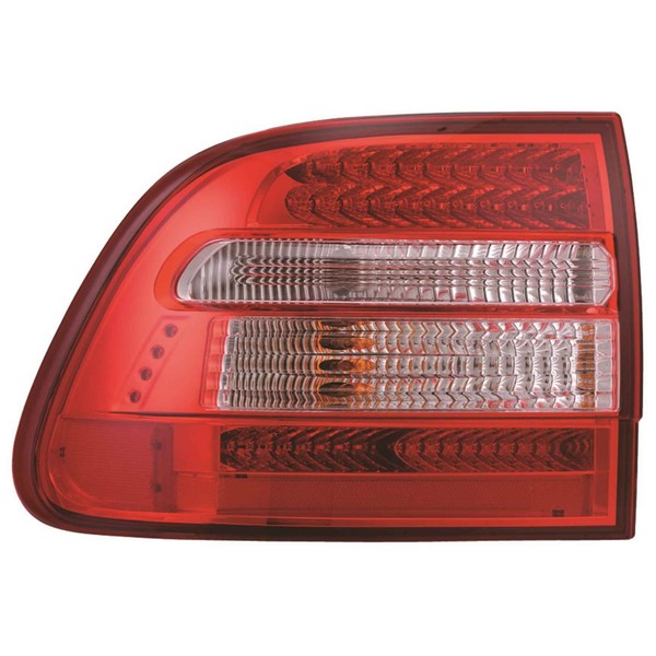 LED RüCk Heckleuchten Set FüR Porsche Cayenne Bj. 03-06 Klar Rot Chrom-image