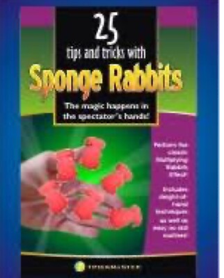 Sponge Rabbit Magic Kit Includes Multiplying Bunnies And 25 Tricks Book!