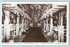 Postal de Quebec Canadá La Tournee De Moulin c1940 sin publicar de colección