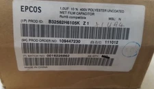 LOT OF 20 EPCOS B32562H6105K Z1 1,0UF 10% 400V POLYESTER CAP