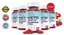 Optimal Keto Extreme ACV Gummies 2000MG Apple Cider Vinegar 300 Gummys