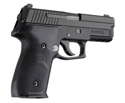 Hogue Grip Panels for SIG Sauer P228 P229 No Finger Grooves Rubber Black 28010