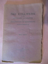 Das Rollwerk In Der Deutschen Ornamentik Des 1600 and 1700's, Max Deri (1906)..