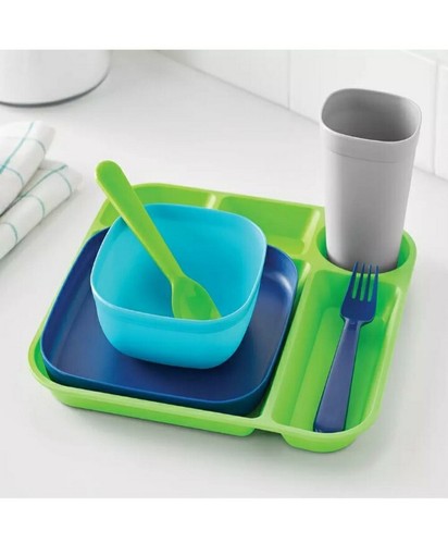 24 pieces plate dinner set for kids - Picture 3 of 11