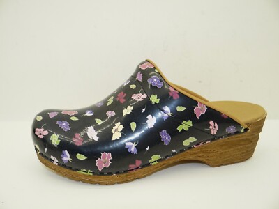 Sanita Original Illo Clogs Sandalen Pantolette Damen Schuhe  Gr.39 Schwarz