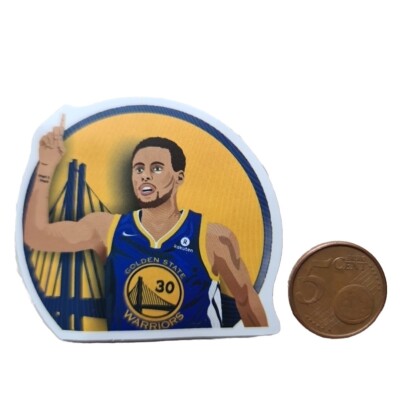 Autocollant Basketball NBA Sticker PVC Stephen Steph Curry Golden State ...