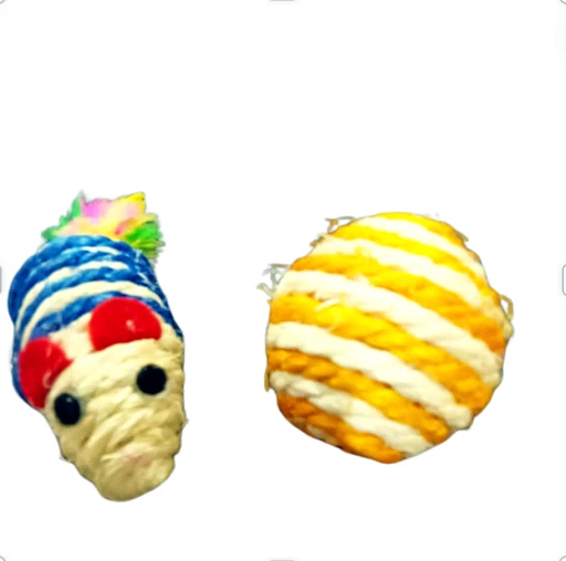 False Mouse Pet Cat Toy with Sisal Ball - Funny Kitten Play & Training Catcher