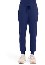 Healing Hands 360 Women Scrubs Naya Jogger Pant Tall 9156T NAVY Navy Free Ship