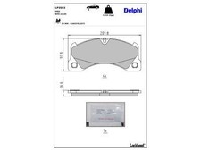 Bremsbeläge für Porsche Cayenne 9YA Coupe 9YB ab 17->