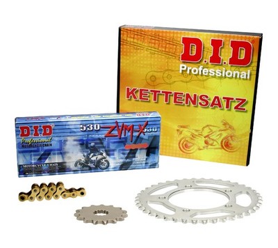 DID Super X-Ring gold Kettenkit Yamaha FZS 600 S Fazer, 00-01, RJ021, RJ022