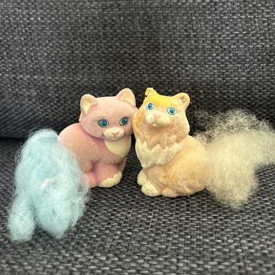Vintage Li'l Litters My Little Pony Pink Persian & Calico Kitty