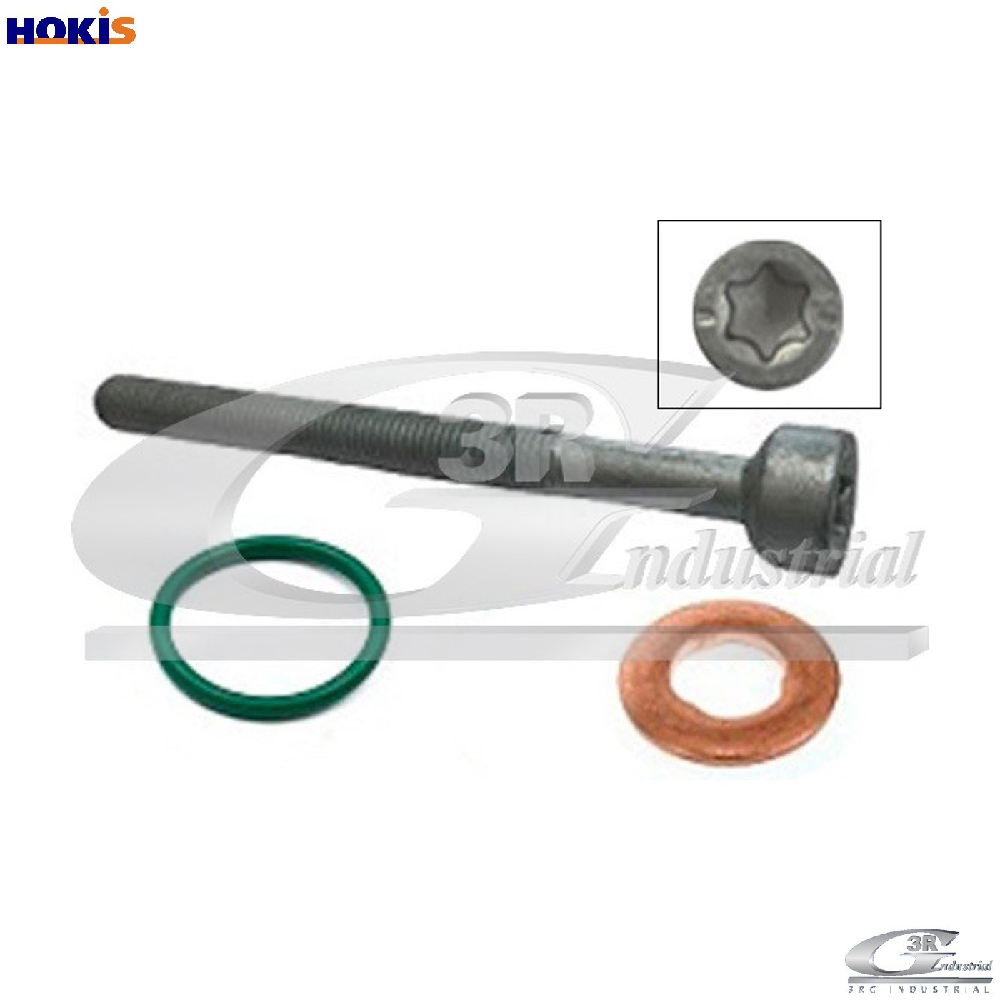 Screw, injection nozzle holder 99501 3RG for MERCEDES-BENZ CLS C-CLASS VITO Bus - Image 6