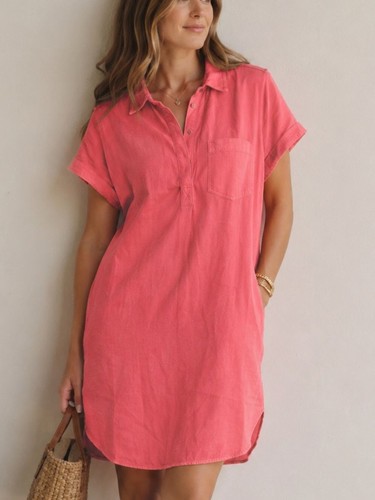 NWT GAP Apple Blossom Popover Shirt Dress Size XXL Cotton Lyocell Casual - Picture 1 of 6