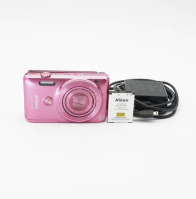 Near MINT] Nikon COOLPIX S6900 Pink 16.2 MP Compact Digital Camera